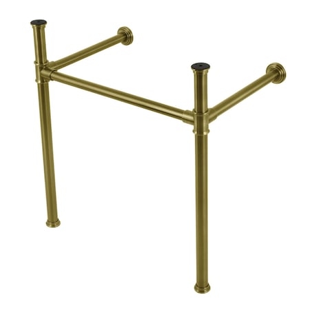 Kingston Brass Stainless Steel Console Sink Legs, Antique Brass VPB33083